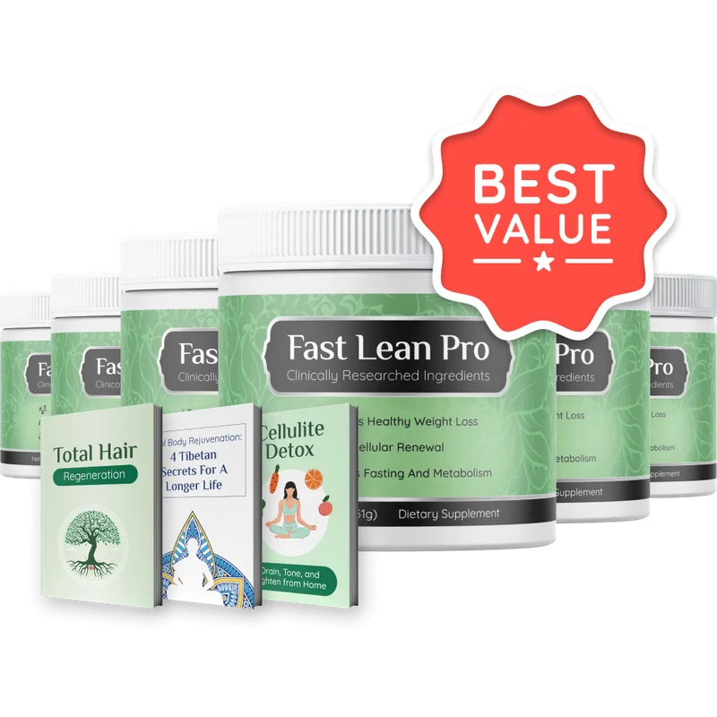 Fast Lean Pro Weight Management Support — 6 Bottle / 180 Day Pack